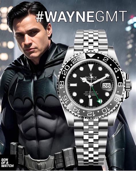 bruce wayne rolex watch